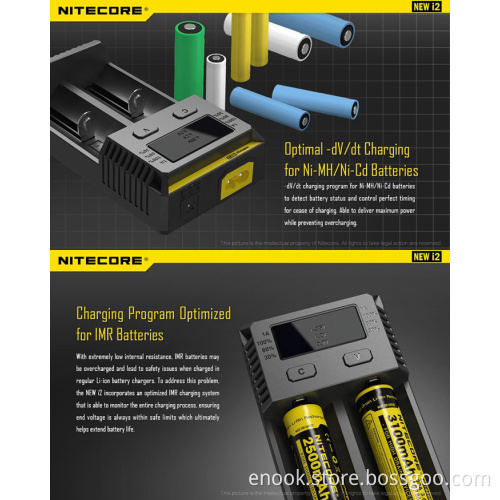 latest Nitecore I2 Intellicharger Charger